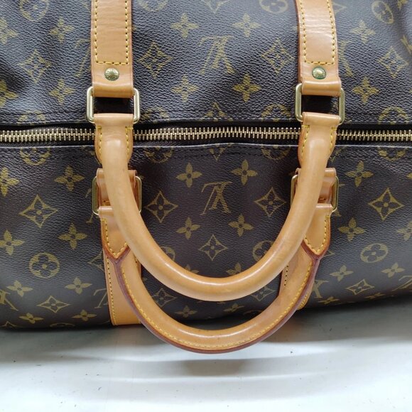 Louis Vuitton LV Boston Bag Keepall 55 Brown Monogram 799-082125 - Picture 6 of 9